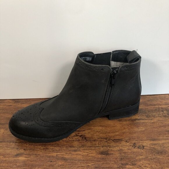 Vionic Womens Size 6.5 Black Leather Chelsea Ankle‎ Boots Comfort Classic - Picture 9 of 10